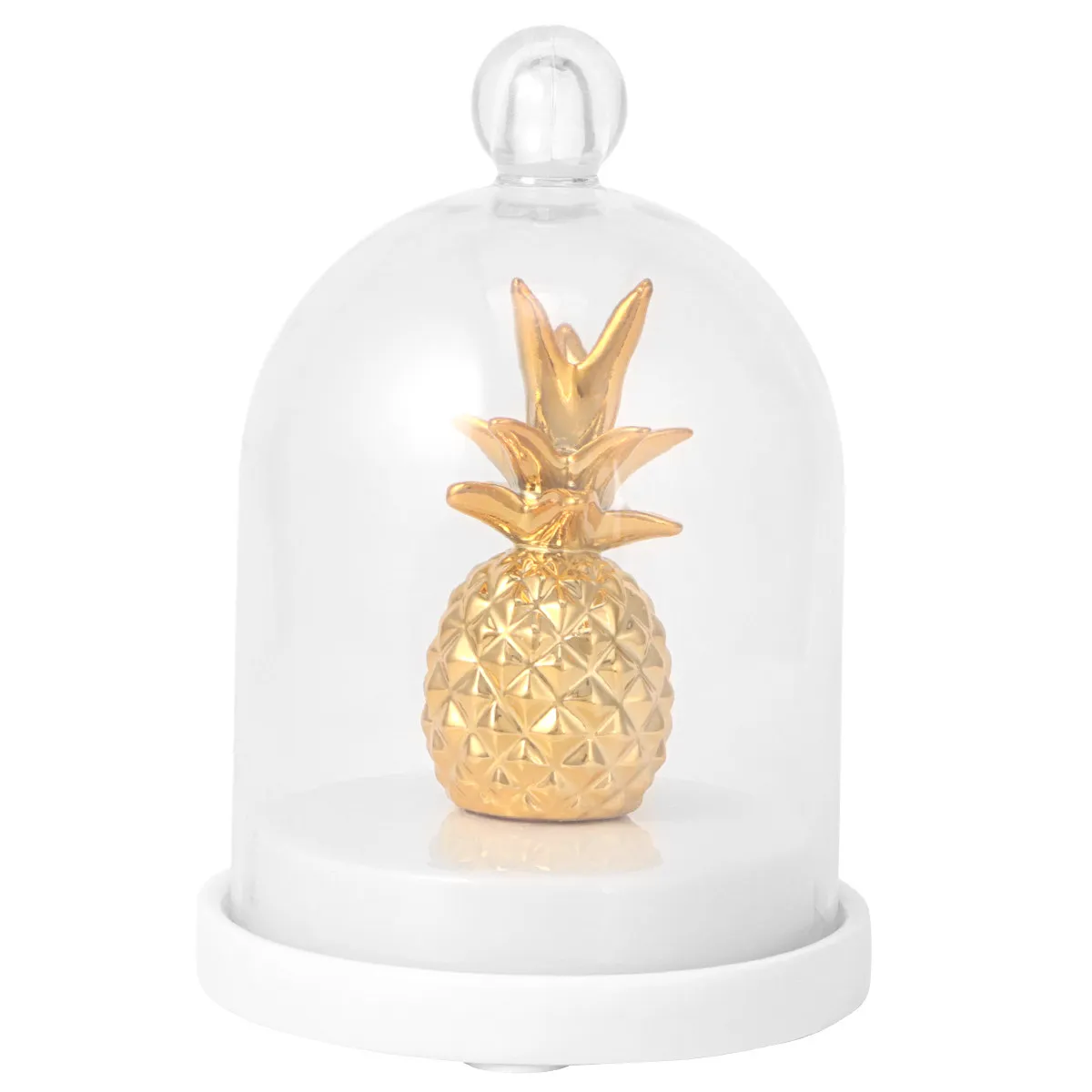 

1Pcs Pineapple Shape Jewelry Display Stand Ceramic Organizer for Earrings Ear Studs Rings Decorative Jewelry Holder Desktop