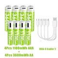 4Pcs AAA.4Pcs AA