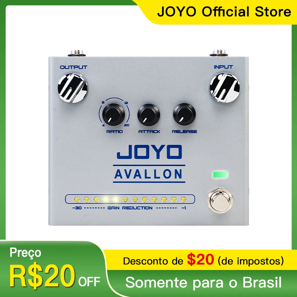 joyo-r-19-avallon-compressor-guitar-effect-pedal-warm-and-rich-tone-independent-signal-control-electric-guitar-bass-pedal