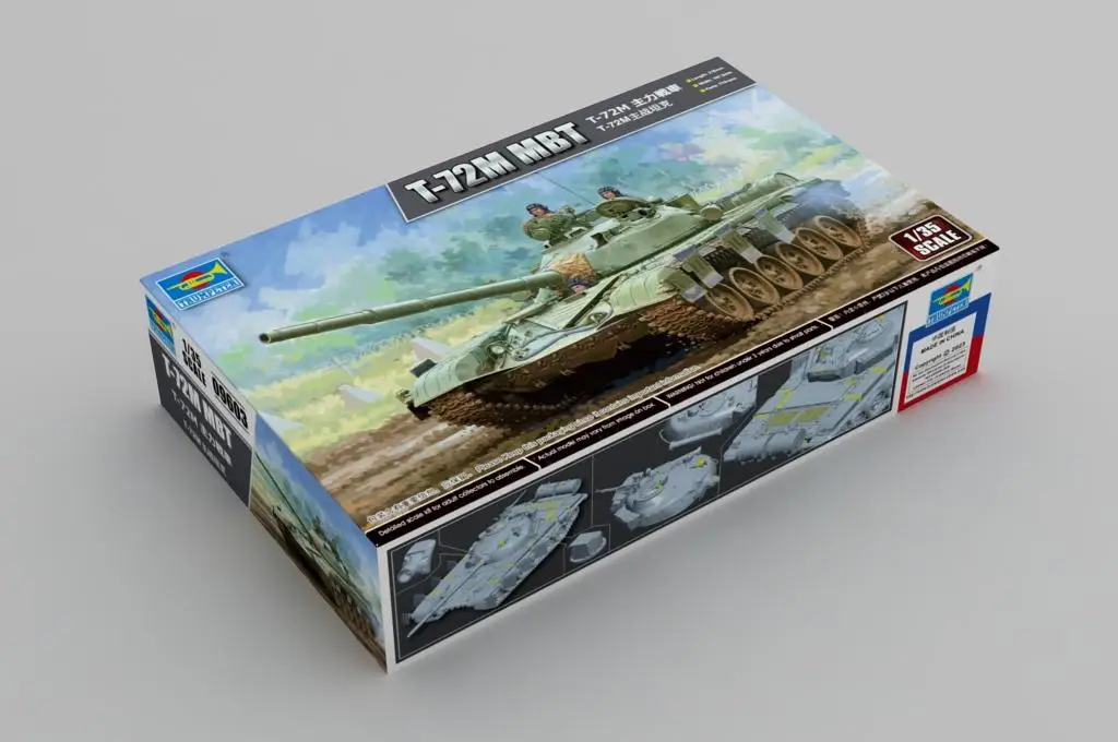 Trumpeter 09603 1/35 Scale T-72M MBT Model Kit