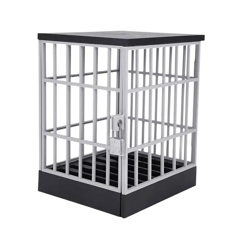 

NEW Mobile Phone Jail With Timer Cell Phones Prison Lock Up Safe Smartphone Stand Holder Classroom Home Office Storage Gadget