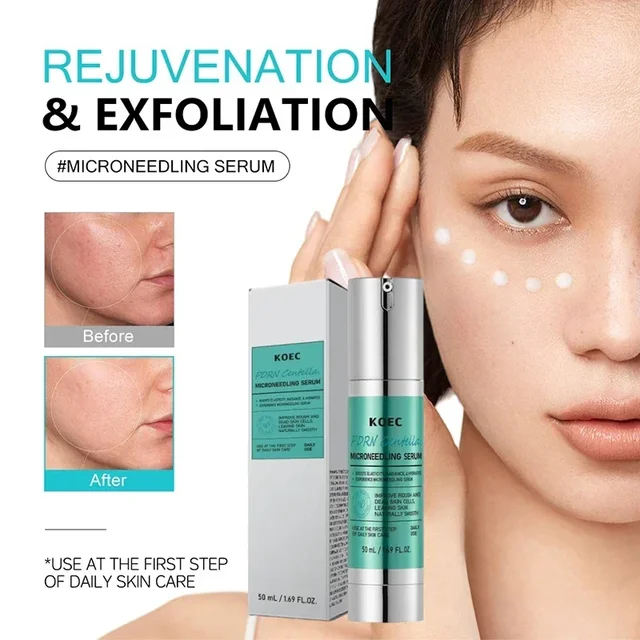 PDRN Centella Asiatica Firming Serum, Soothing Repair Moisturizing Essence, Hyaluronic Acid Deep Nourishing Face Cream Capsule 3