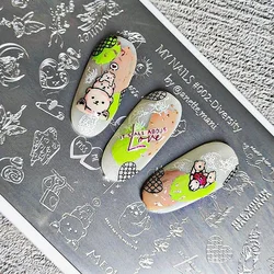 XMQ NAIL ART STAMPING PLATES FLOWERS TEMPLATES SPRING INAGE PLATE