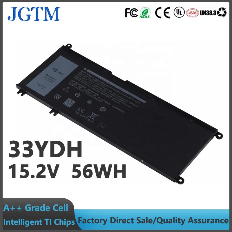 33YDH 56Wh Laptop Battery for Dell Inspiron 15 7577 17 7000 7773 7778 7786 7779 2in1 G3 15 3579 G3 17 3779 G5 15 5587 G7 Battery