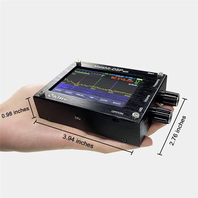 Penerima Radio Malachite DSP SDR Radio Malachite 50 Khz-2.0Ghz 3.7V 3800Ma AM FM SSB NFM WFM
