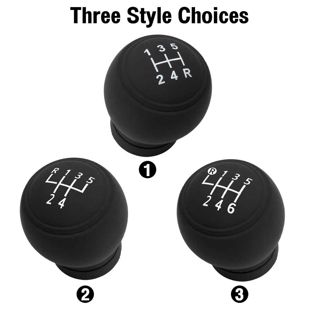 Silicone Universal Gear Shift Knob Cover Protect Top WaterProof Non-slip Dustproof WaterProof Lever Handle Skin Manual Shifter