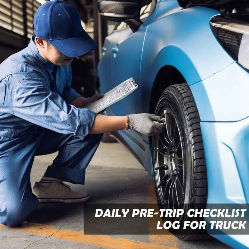 10 Detailed Driver's Vehicle Inspection Report Book 5.5 x 8.5 Daily Pre Trip Inspection Report 2-ply Carbonless Drivers