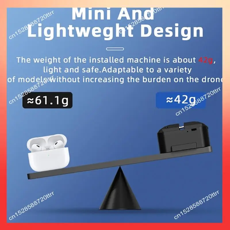 نظام ABNR Airdrop لـ DJI Mini 4 Pro/3 Pro/AIR3/Avata2 بدون طيار طعم صيد السمك خاتم الزواج هدية توصيل الحياة الإنقاذ Airdropper #2