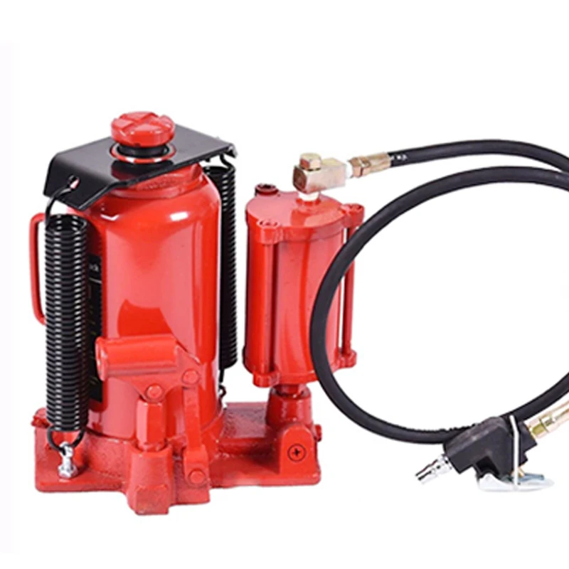 20 Ton Hydraulic Vertical Pneumatic Hydraulic Jack Air Pressure Truck Bus Lifting Tire Replacement Maintenance Rescue Spare