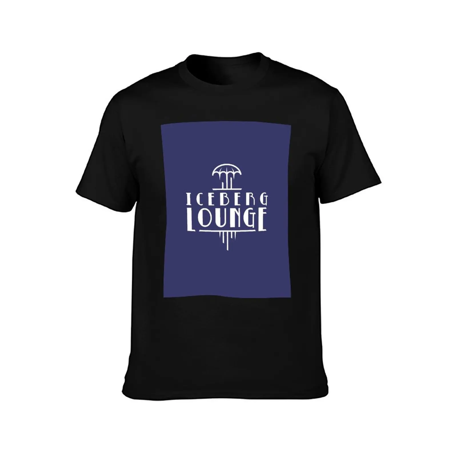Iceberg Lounge (White) T-Shirt Basic Simple Design Short Sleeve Shirt T-Shirt