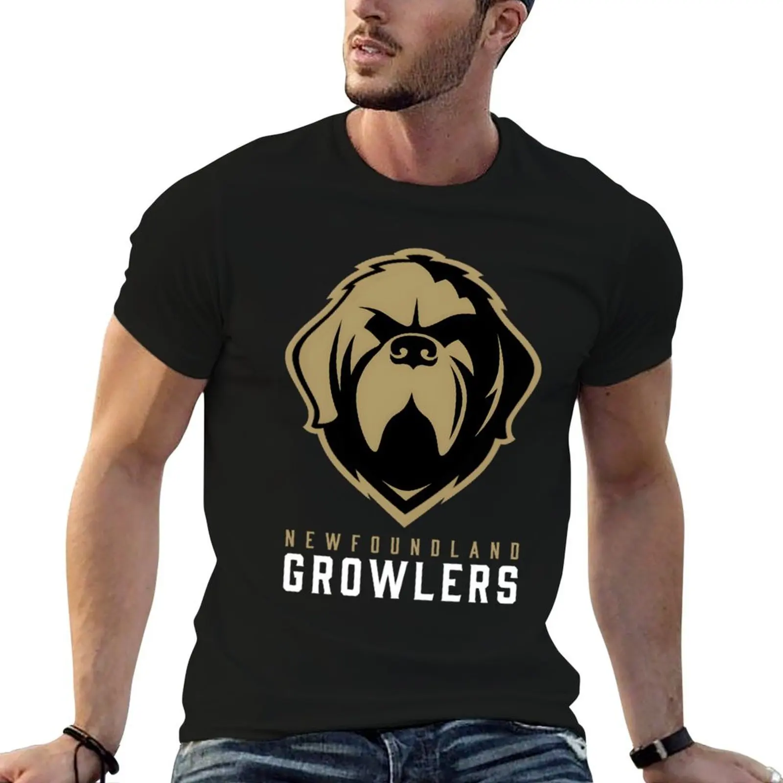 

Newfoundland Growlers Classic Essential T-Shirt t shirts designer black cotton t-shirt plain for man package T-Shirt