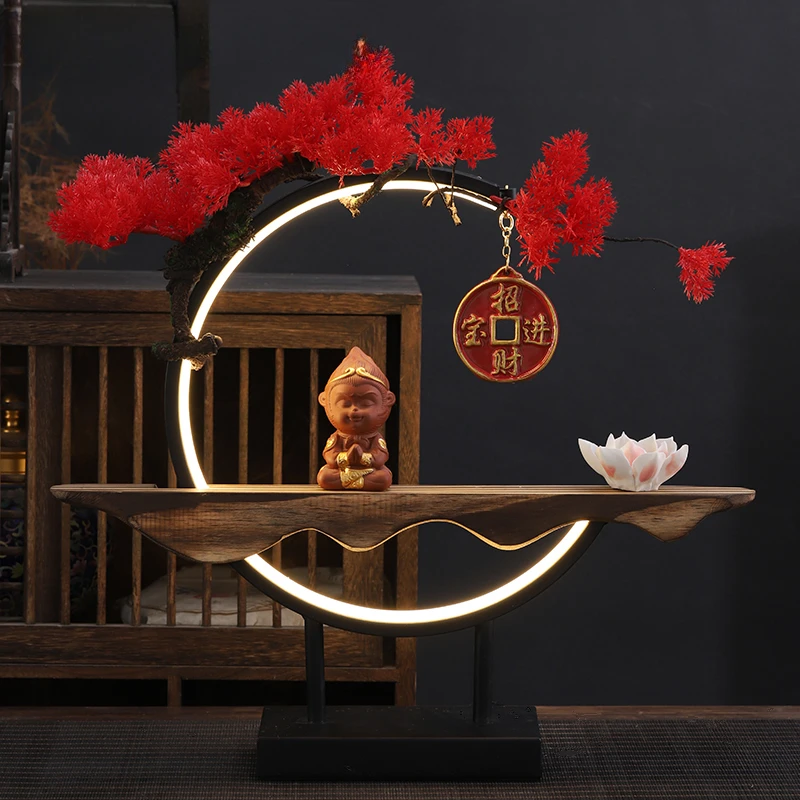 Zen Incense Holder Electric Incense Smoke Waterfall Retro Props Incense Stand Support Queimador De Incensos Home Fragrance