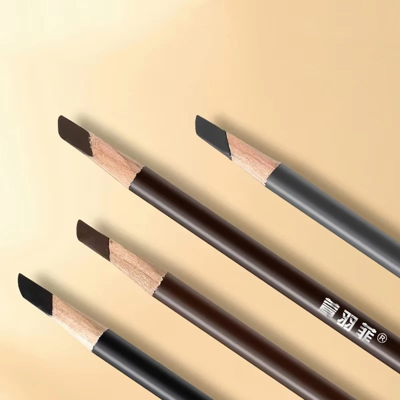 2pcs XuanYuFei Hard Core Machete Eyebrow Pencil, Designed for Makeup Artists, With Long-lasting and Distinct Lines