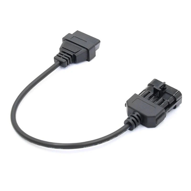 Car OBD2 Adapter 10Pin Connector Cable for Car Maintenance Inspection Diagnostics Fast Error Reading Fault Code Clearing