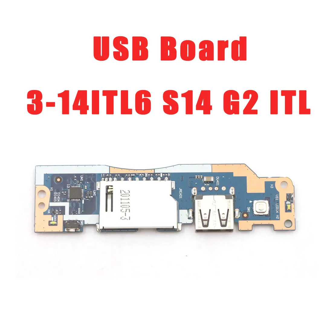 USB-плата для ноутбука Lenovo Ideapad 3-14ITL6 S14 G2 ITL 5C50S25168 HS460 NS-D471 82H7, новинка USB-плата для ноутбука Lenovo Ideapad 3-14ITL6 S14 G2 ITL 5C50S25168 HS460 NS-D471 82H7, новинка