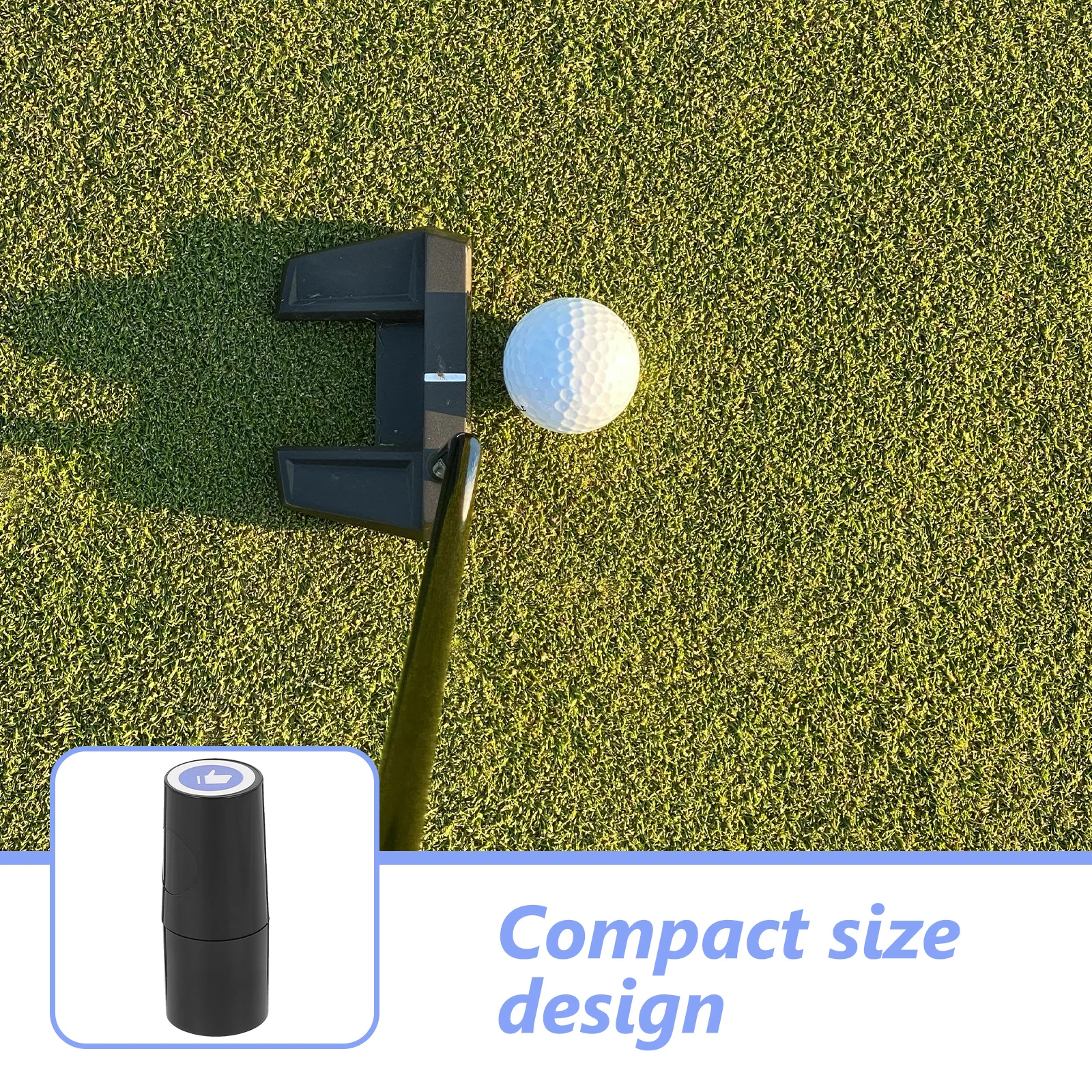 

Compact Golf Ball Stamper Lightweight Portable Design Smooth Stamping Experience Multipurpose Stamp Tool for Golf Marker