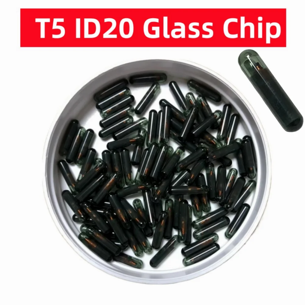 10/20/50pcs original car key chip T5 ID20 glass chip auto transponder chip / T5 ID20 chip (ID20) PCB chip