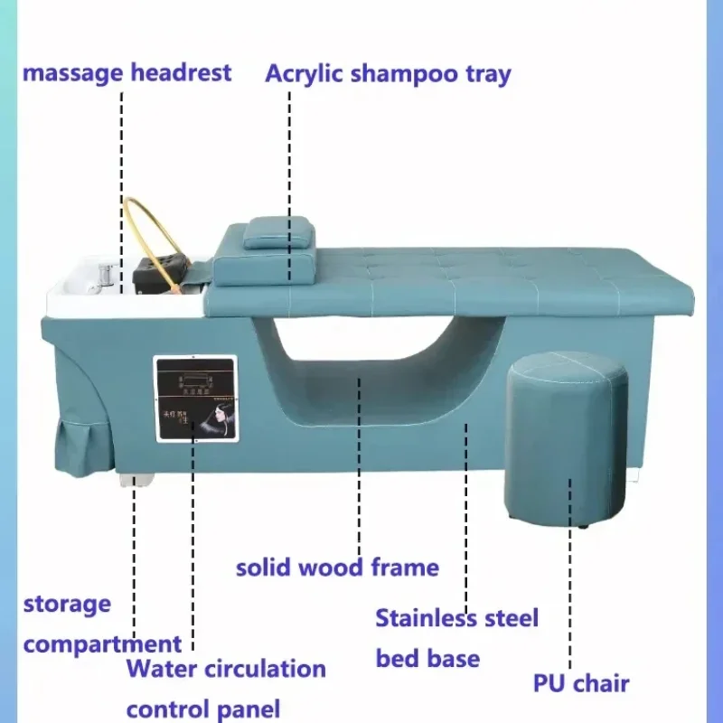 Head Spa Equipment Hairdressers Chair Professionals Shampoo Chair Japanese Massage Silla De Pedicure Spa Salon Furniture