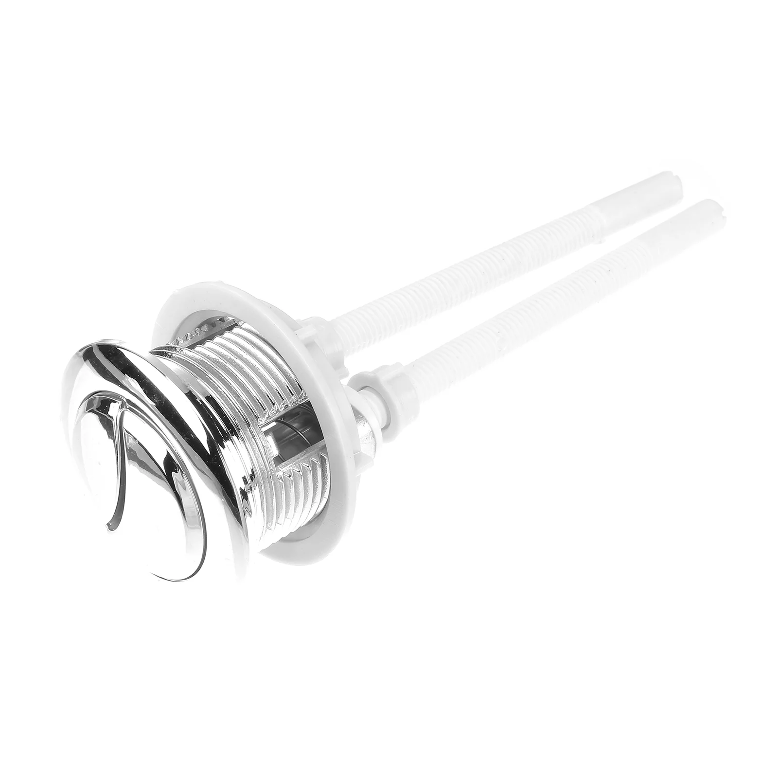 Galvanoplastia Válvula De Tanque De Água, Poupança De Água Rod, Dual Flush, Botão De Cabeça Redonda, Acessórios Do Banheiro, 38mm
