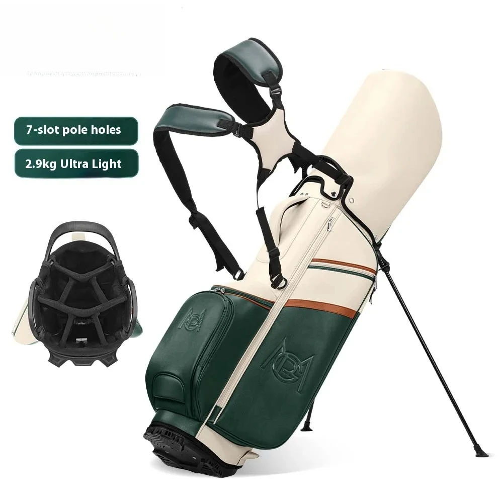 7-Grid Plug Hole Shoulder Strap Golf Waterproof Microfiber Club Bag PGM QB175 Golf Bag Women's Stand Bag