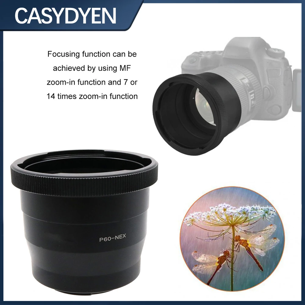 Mount Adapter Ring For Pentacon 6 P60 For Kiev Lens to For Sony NEX E Camera Mount Adapter NEX A3100 A6300