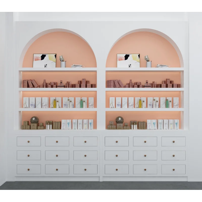 custom.Nail Cabinet Cosmetic Display Cabinet Storage Cabinet Nail Polish Storage Beauty Salon Display Racks