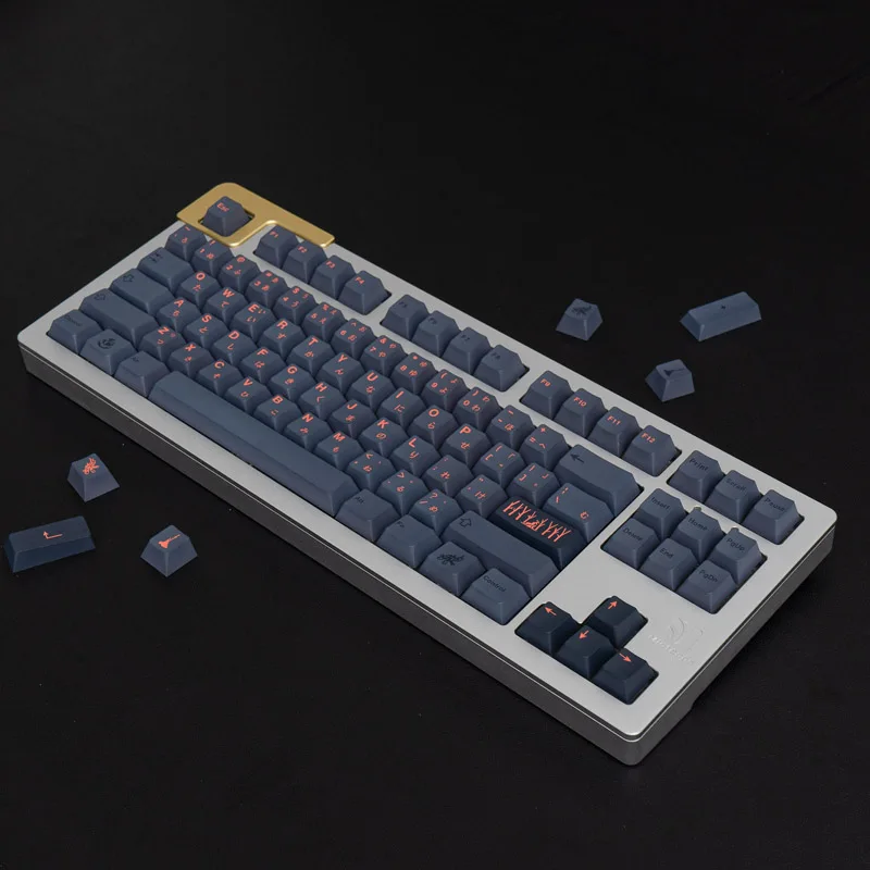 Gmk 130 Keys Cherry Profile Pbt Keycap Dye-Sub English Custom Personality Keycaps For Mechanical Keyboard 61/64/68/75/84 - Image 4