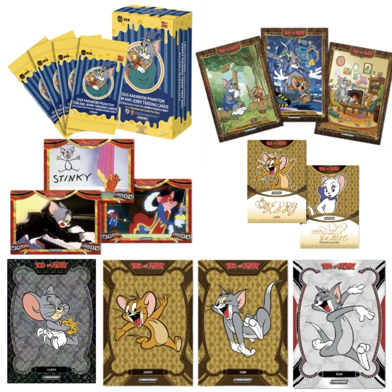 2026 PHANTOM Official Tom And Jerry Precious Collection Commemorative Trading Cards Limited Edition Anime Peripheral