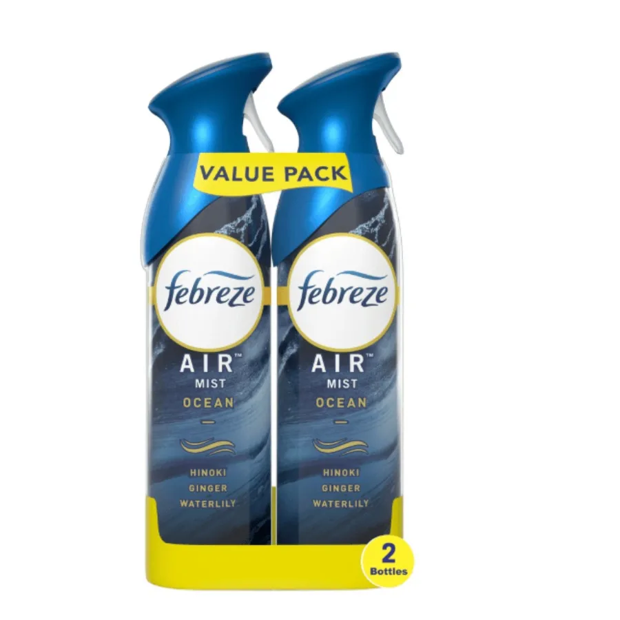 Febreze Ambientador Spray OdorFighting Room Spray Ocean 8,8 oz 2 unidades