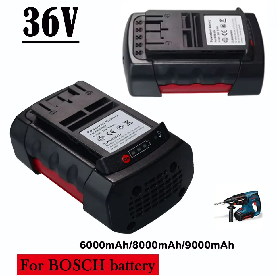 

Original Bosch 36V battery 9000mAh 6000mAh 8000mAh BAT4030 BAT4040 BAT4050 BTA4060 Power tools Li-Ion Battery