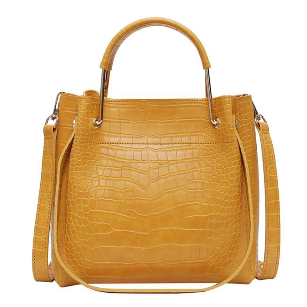 

Stone Pattern PU Leather Bucket Bags for Women Small Shoulder Messenger Bag Lady Fashion Handbags Luxury Totes