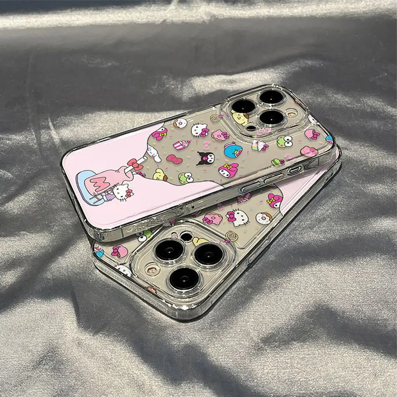 透明な電話ケース,ハローキティ,ソーダ,tecno camon 30,20,pova 6,spark 10, Infinix smart 8,7 note,ホット40,30i,20i,pro 5g