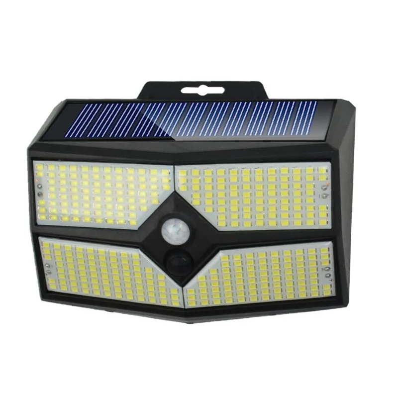 Outdoor impermeável Solar Powered Spotlight, luz solar, controle inteligente do sensor de movimento PIR, lâmpada de jardim, 33 LED