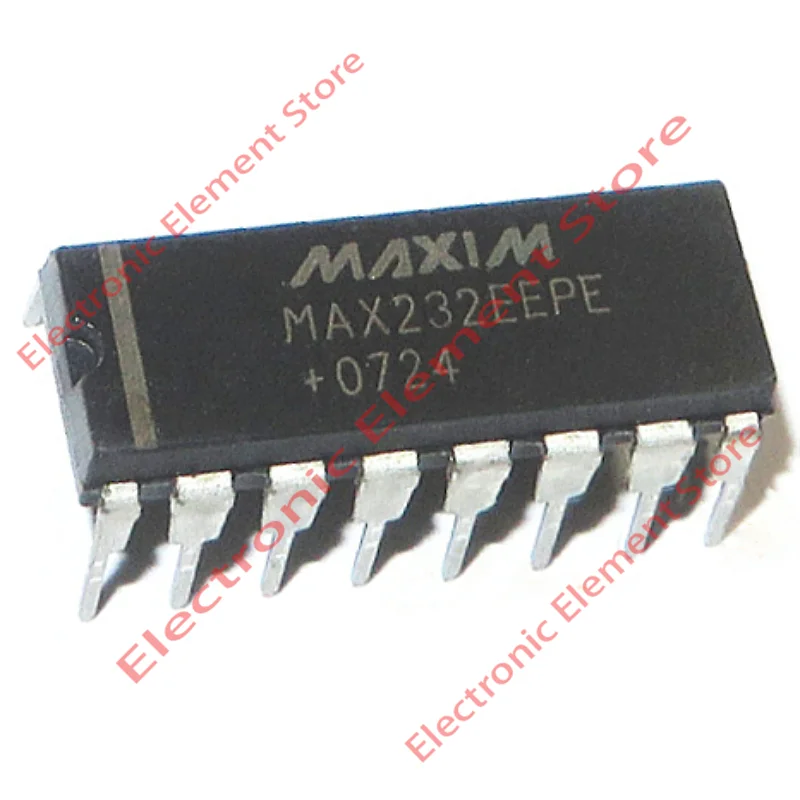 

MAX232EEPE RS-232 трансивер DIP-16, 2 шт.