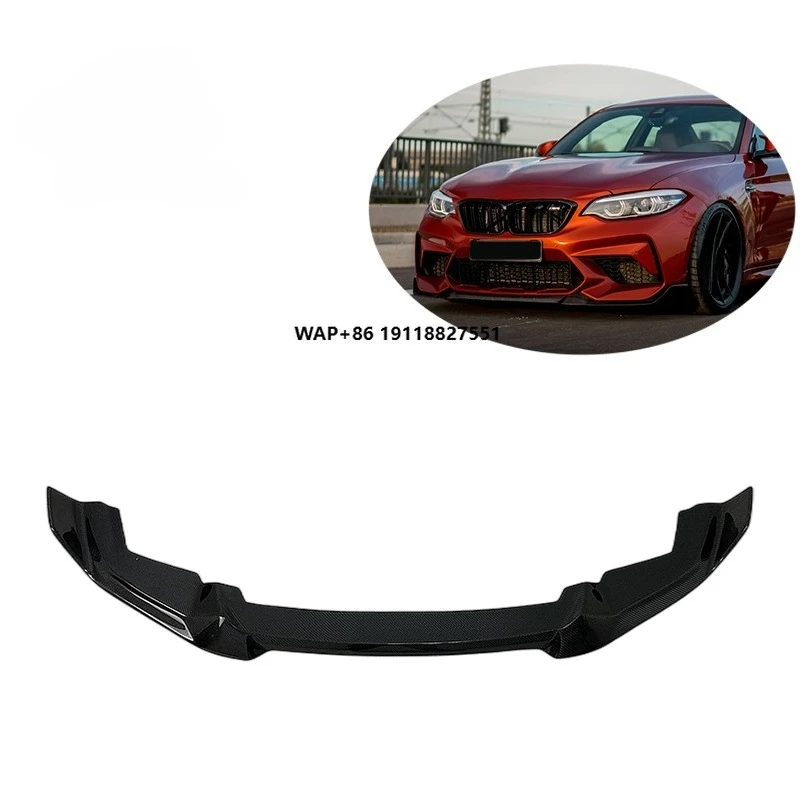 

Hot Seller CS Style Carbon Fiber Front Lip Front Bumper Splitter for M2C Competition 2019 up