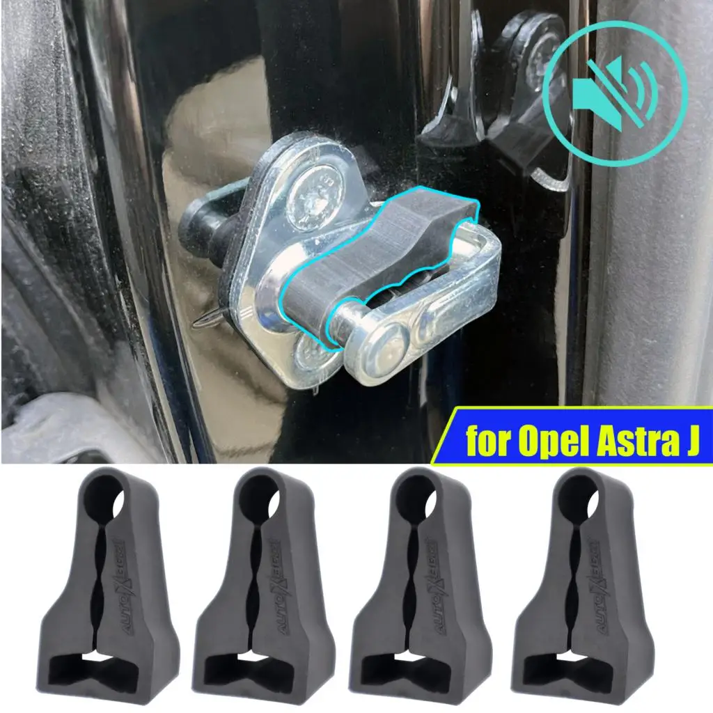 Sound Damper Door Lock Buffer For Opel Vauxhall Astra J Ampera Zafira Tourer C Cascada Soundproof Screaks Deaf Seal Deadener