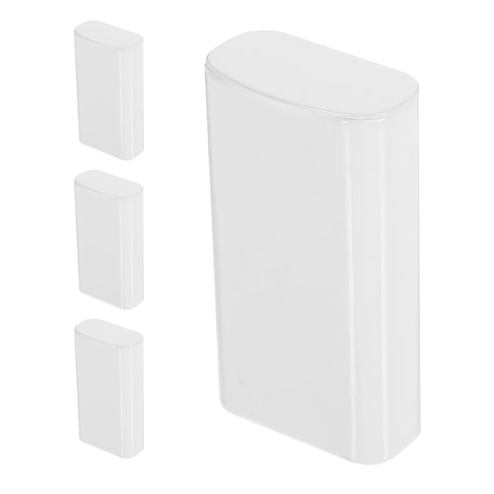 

4 Pcs Rectangle Metal Candy Box Small Container Miniature Tin Storage Case Tiny