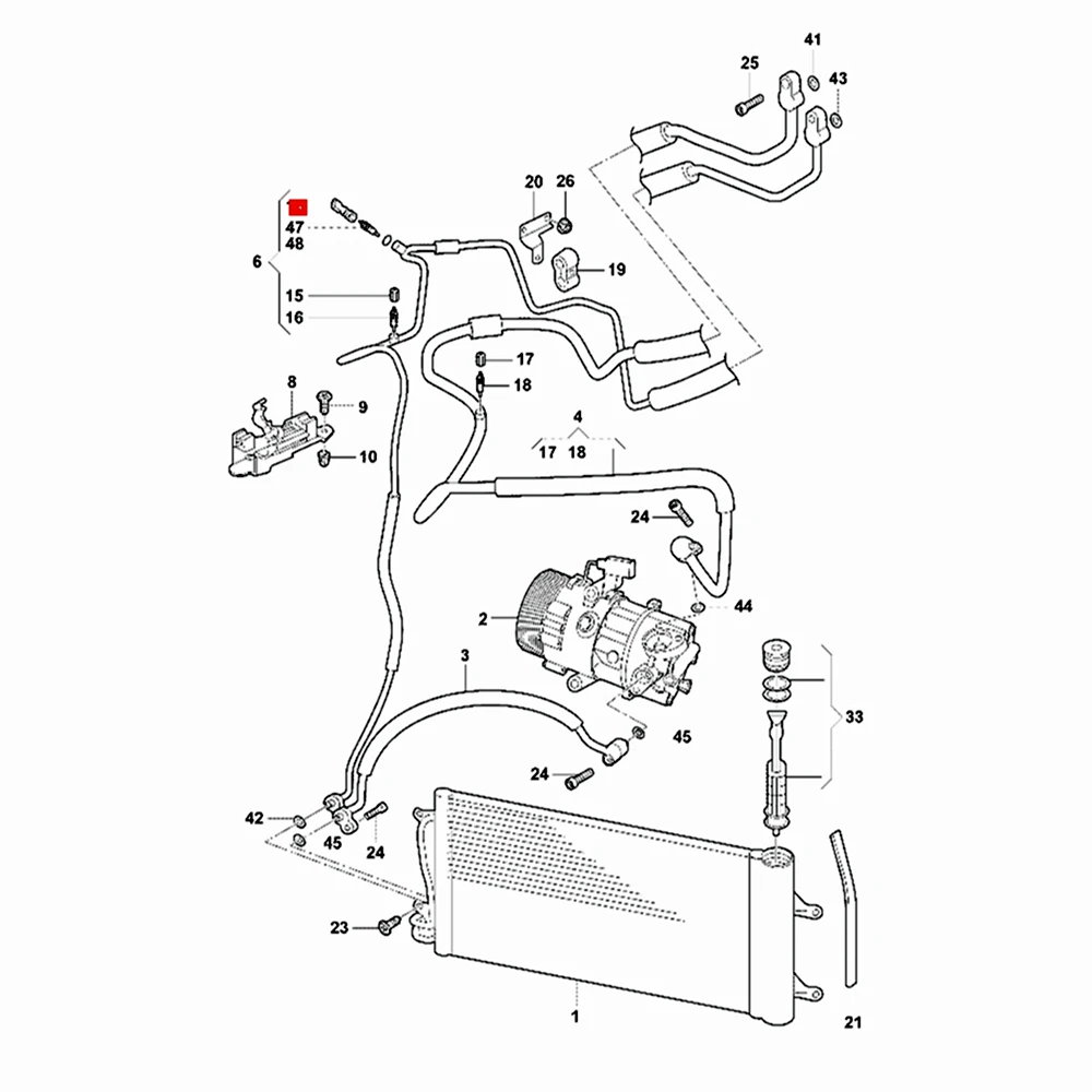 AC Air Conditioning Pressure Switch For VW EOS 1F FOX 5Z GOLF PLUS 5 6 7 JETTA 3 4 LOAD UP Refrigerant Pressure Sensor 4L0959126