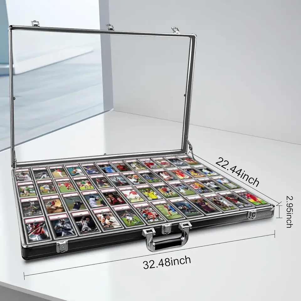 display case for trading cards Amazon.com: Freezing point Baseball Trading Card Display Case Graded Sports  Card Shadow Box Frame Glass Hobby Box : Sports & Outdoors main image 0