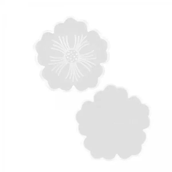 Resin Coaster Casting Mold Kit Flower Silicone Tray for Epoxy Resin DIY Craft Supplies for Coffee Tea Cup Mats