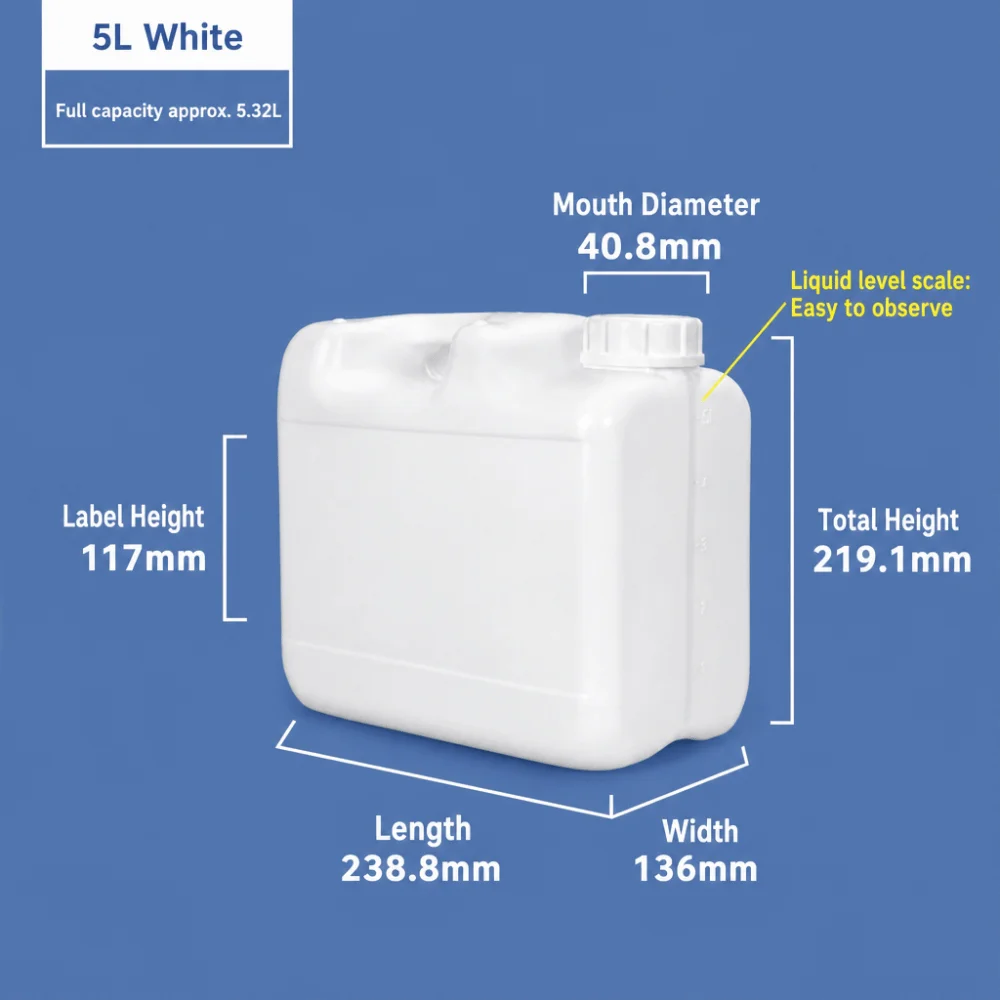 New 5L/10L Stacking plastic buckets Replacement thickening tank plastics Sealed Gas Can Outdoor