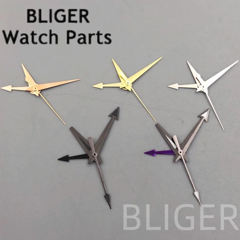 

BLIGER New Silver/rose gold/Gold/Black GMT Four-Hand Watch Hands for NH34 Japanese Mechanism Compatible Watch Accessories