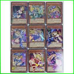 Yu-Gi-Oh Collectible Cards Boys Games Toys Table Games Birthday Gifts DIY Anime Black Magician Gir Nakime Premium Flash Card