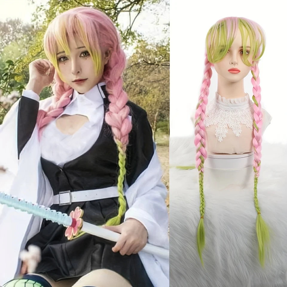 

Synthetic Anime Cosplay Wig Anime Halloween Costume Wigs With Bangs For Halloween Thanksgiving Day Christmas Costume Accessori
