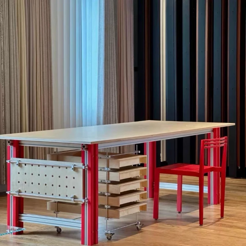 

Computer desk birch desk bedroom aluminum profile rectangular office workbench