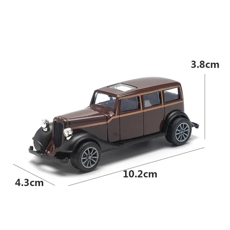 1:43 Alloy VintageรถDiecastรุ่นรถคลาสสิกCadillacs V8ดึงกลับรถรุ่นรถขนาดเล็กแบบจําลองของขวัญสําหรับเด็กผู้ใหญ่