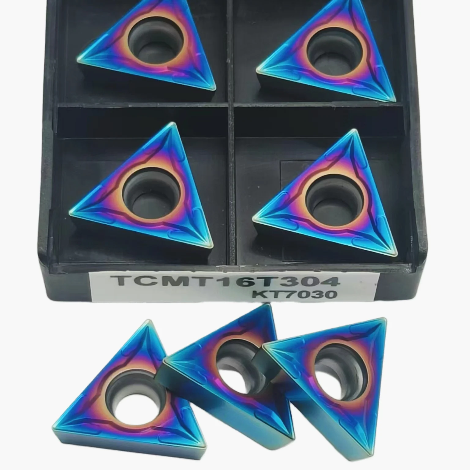 DESKAR-Carbide Blade Ferramenta de torneamento para aço inoxidável, Torno CNC, 100% Original, TCMT16T304, TCMT16T308, KT7030