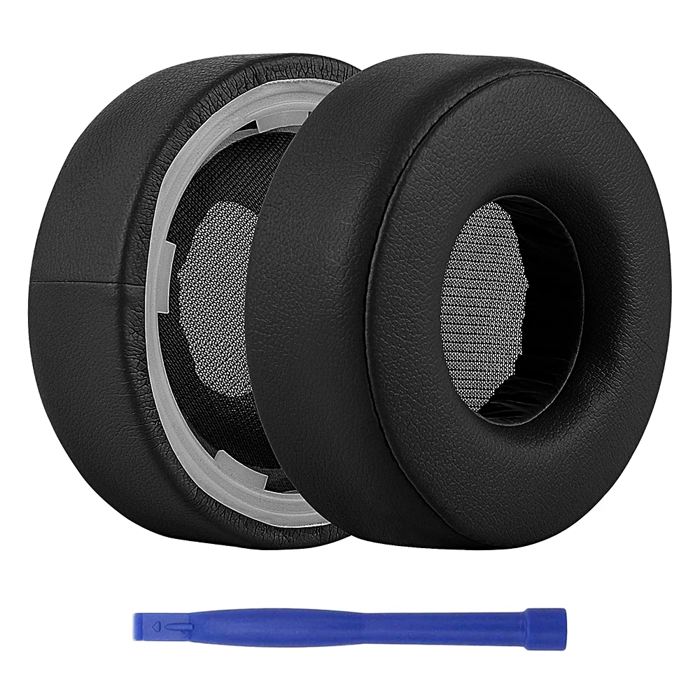 1Pair 단백질 PU 가죽 교체 Earpads 귀 패드 Muffs 컵 베개 커버 소니 WH-H800 WH H800 헤드폰에 대 한 수리 부품