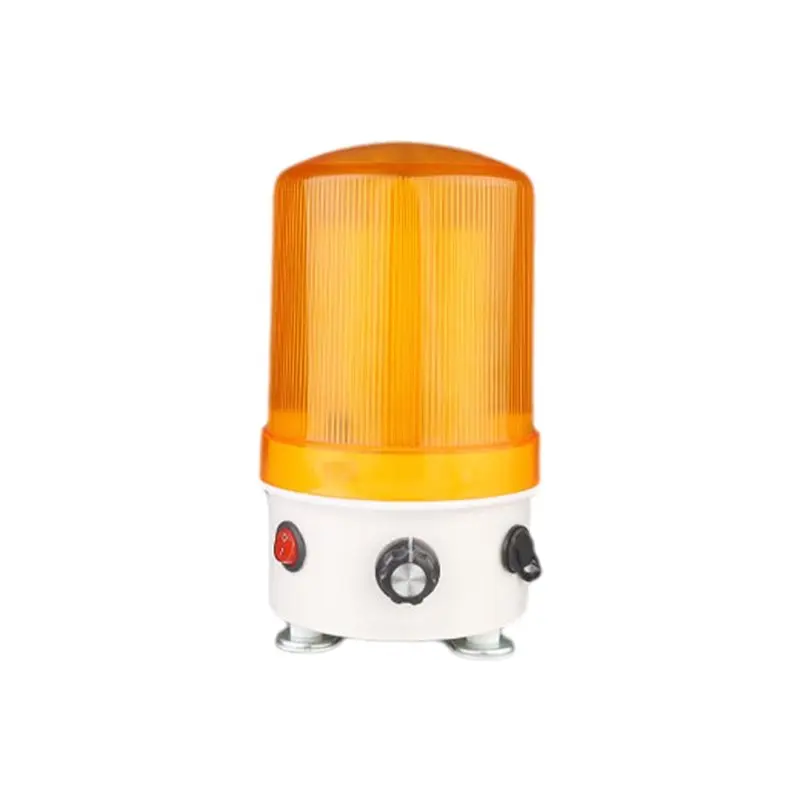 suine-rotating-beacon-with-volume-control-indicator-light-and-adjustable-decibel-yellow