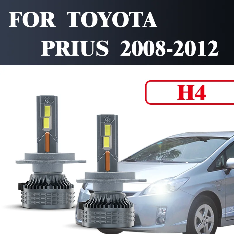 

2PCS H4 Car Headlights 120W High-Power 36-Core Laser LED Light Upgraded Four-Copper Tubes FOR TOYOTAPRIUS 2008-2012